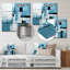 - Décoration murale abstraite en métal-1454720021