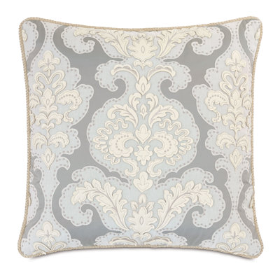 Jolene Embroidered Cotton Blend Throw Pillow