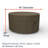 Hillside Outdoor Round Patio Table Cover-530167279