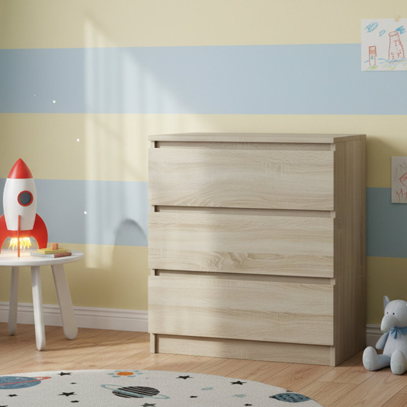 70cm W 3 - Drawer Chest of Drawers, Sonama