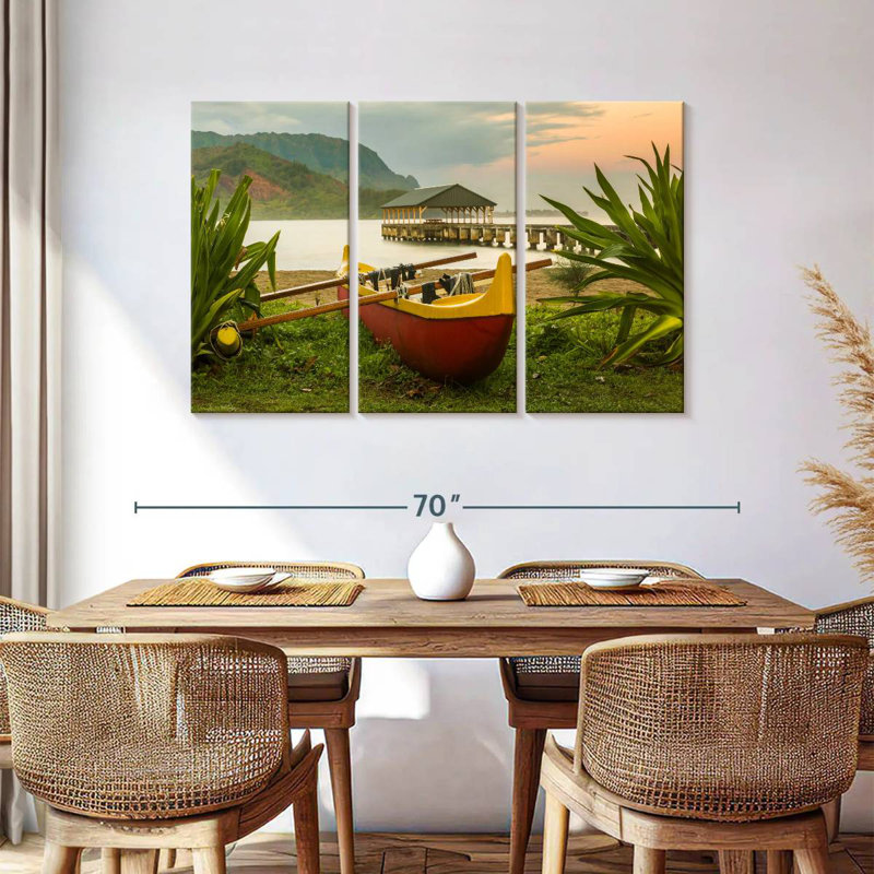 Mehar Hanalei Canoe, 36" H x 57" W