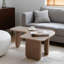 Table basse en L 35,43 po - Cocktail / Table d'appoint, peu encombrante - Kaki