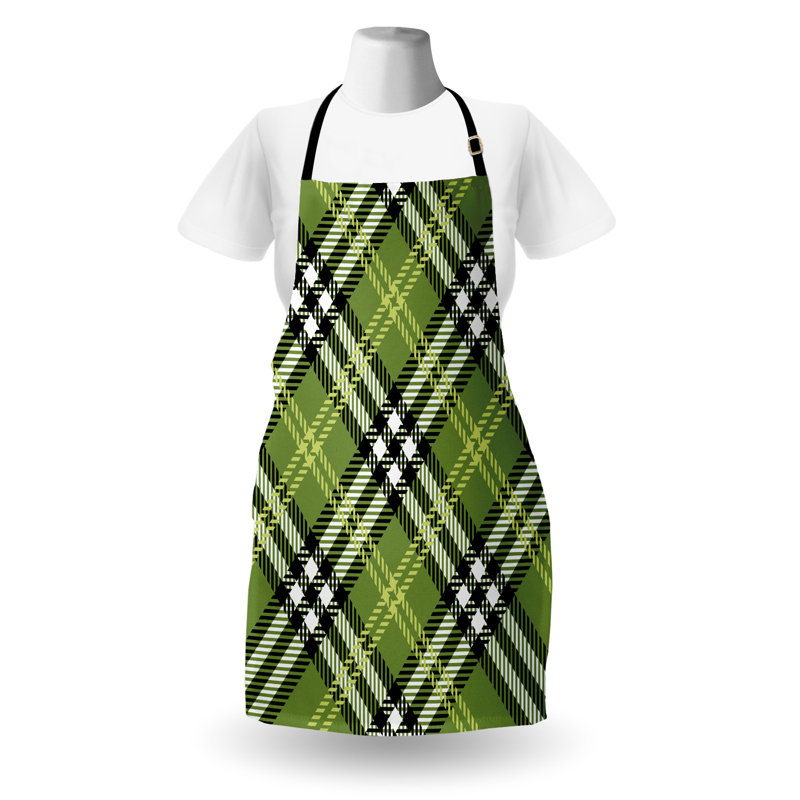 Plaid Bib Apron
