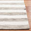Tapis rayé en laine / coton tissé à la main Emek-934384279