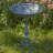 Mattison Metal Pedestal Birdbath-1200573713