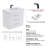 Damaiya 29.4'' Single Bathroom Vanity with Ceramic Top-1036548152-1070663822