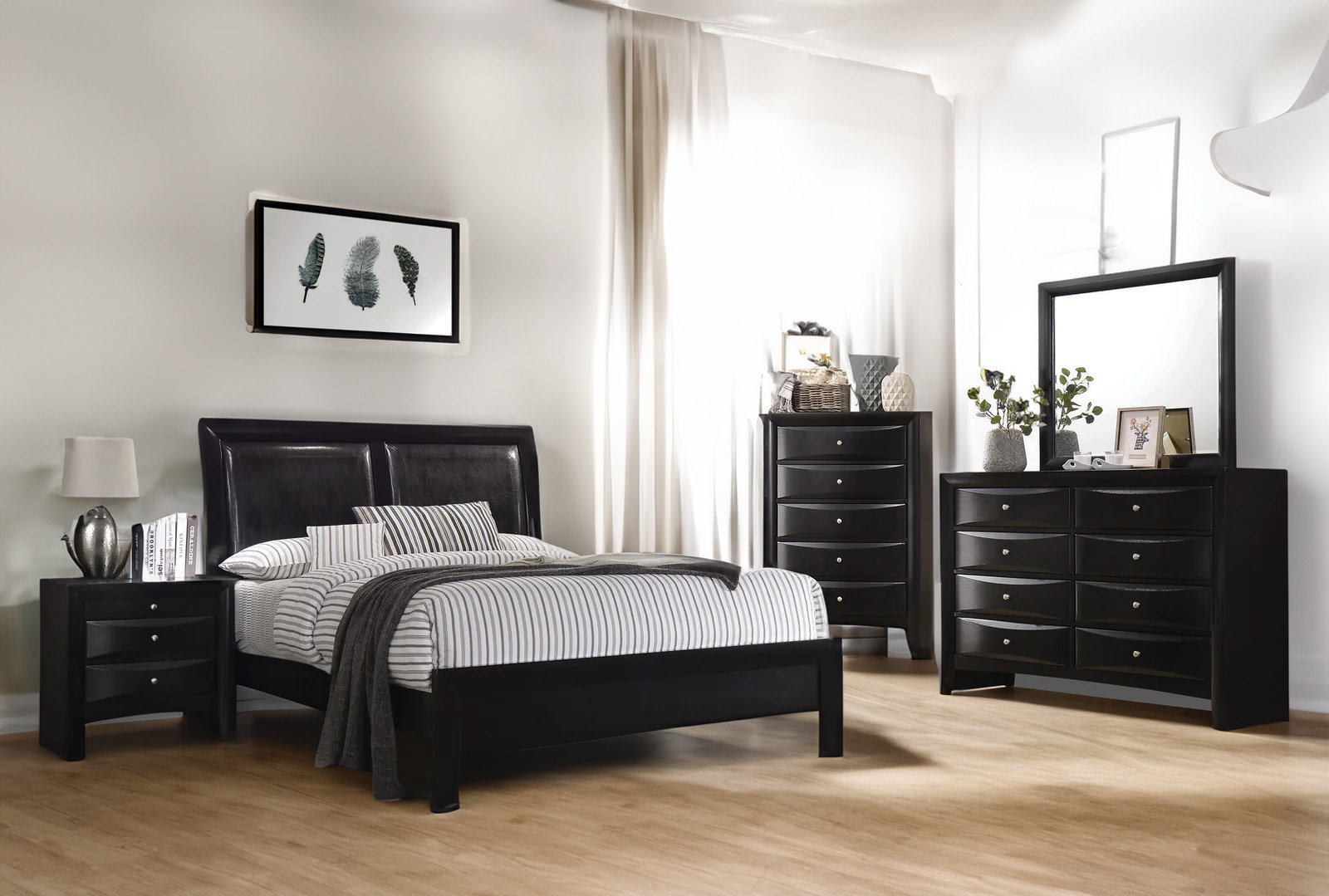 Red Barrel Studio® Siclari Black Bedroom Set S32 - Wayfair Canada