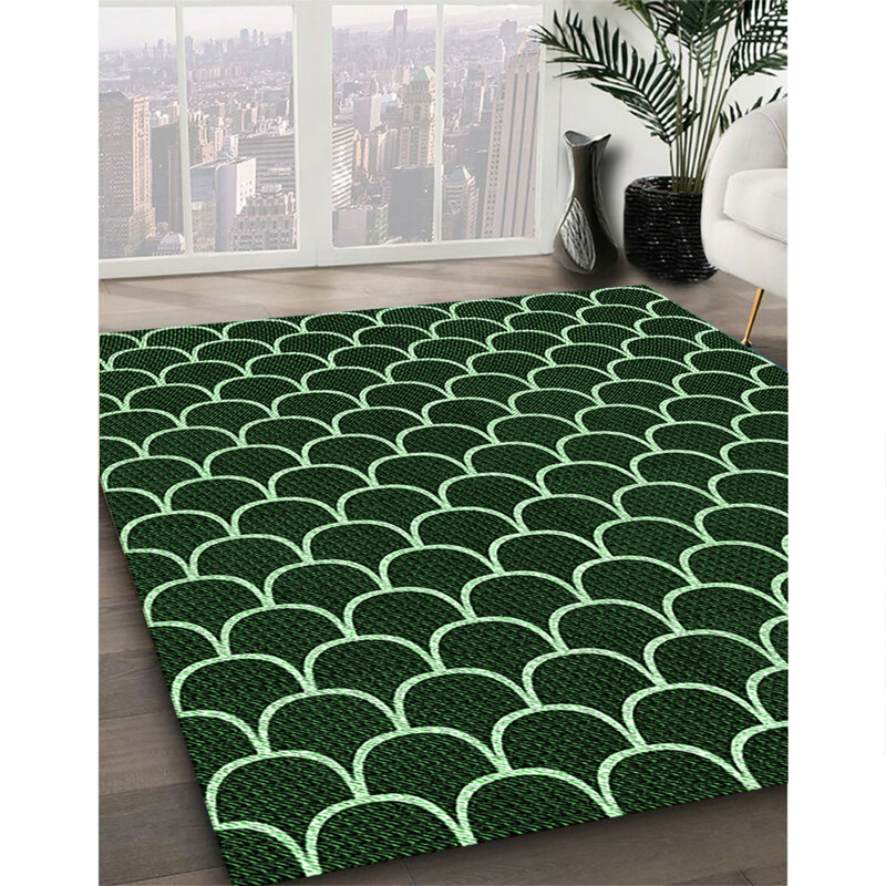 Abstract Indoor Rug, Rectangle 7' x 9'