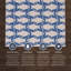Tapis ivoire et bleu lavable à la machine Fiennes-527003876