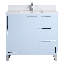 Meuble-lavabo sur pied simple 36 po avec plateau en pierre Gesel-251428772-251428782-204573107