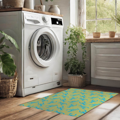 Tapis de lessive léger et antidérapant Lobster