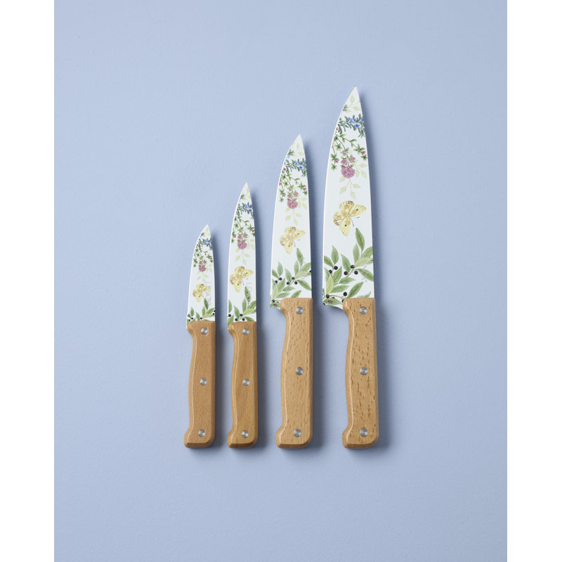 Butterfly Meadow Herbs 4-Piece Cutlery Set