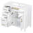 Bathroom Vanity with Ceramic Sink (White)-1534094828