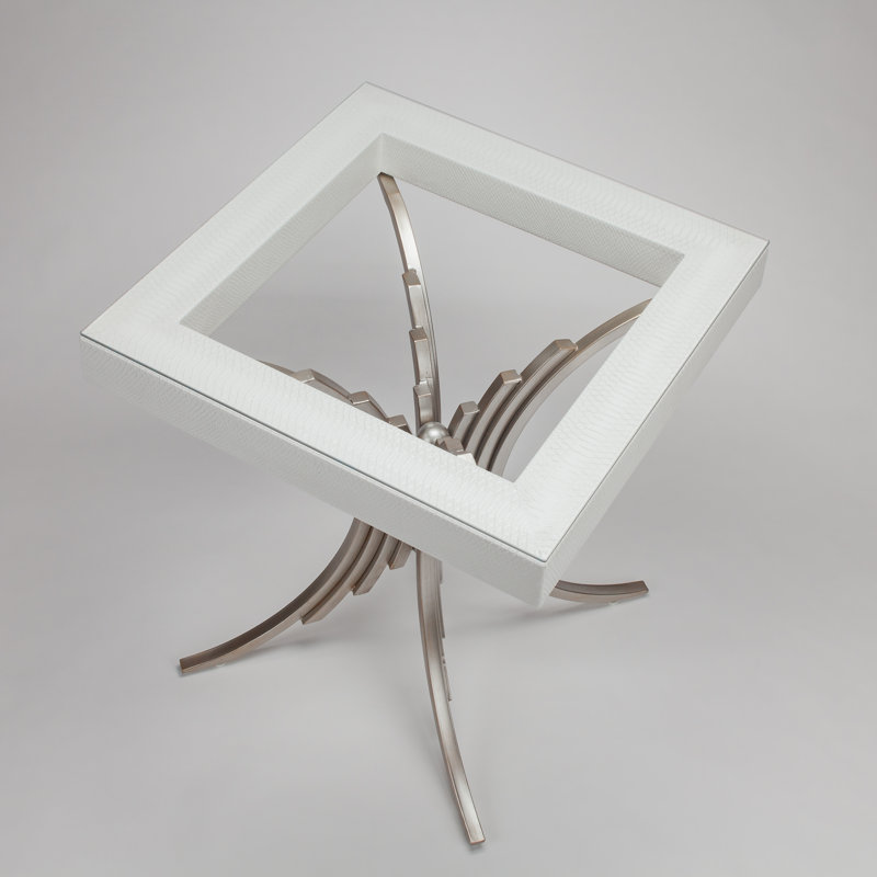 Glass End Table