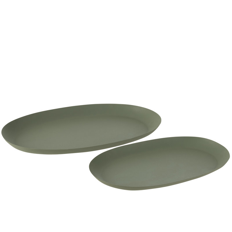 45.5cm Side Plate - Set of 2, Green