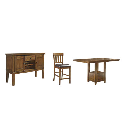 Leane 6 - Person Extendable Four Leg Dining Set