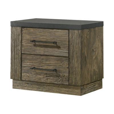30.4" W NIGHTSTAND, DISTRESSED OAK