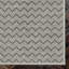 Tapis tissé à plat à chevrons gris Kehr Mesa - Facile à nettoyer et durable-105061290