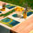 Polyester Abstract Rectangle Placemat