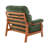 Mid-Century Accent Chair With Solid Wood Frame And Removable Cushions-1094629342