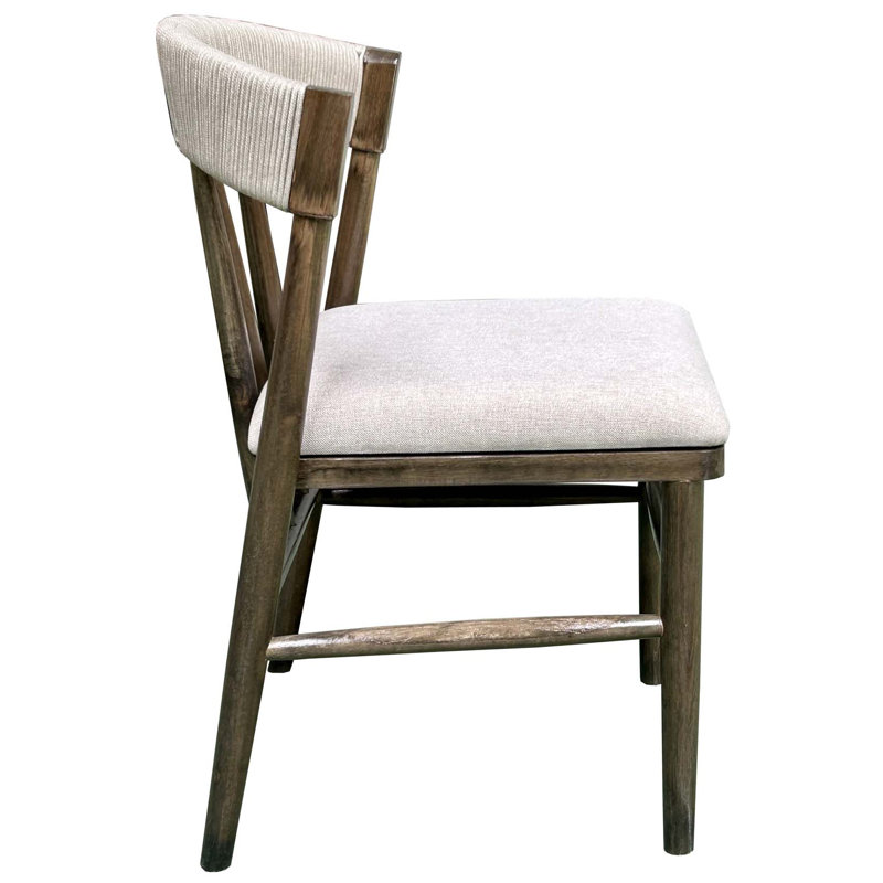 Alto Back Chair Brown, Natural Wood