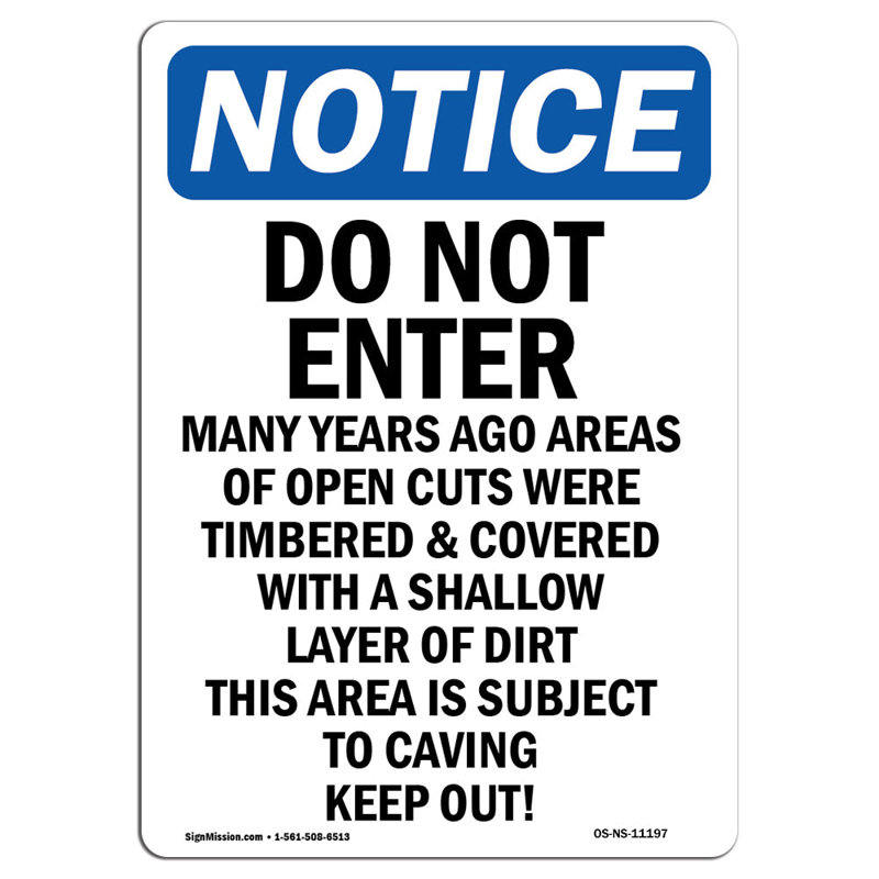 Notice Sign