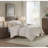 Full/Queen 3 Piece Cotton Yarn Dyed Comforter Set With Tufted Chenille, Oversized And Overfilled For Ultimate Comfort And Style-119369735-119369733