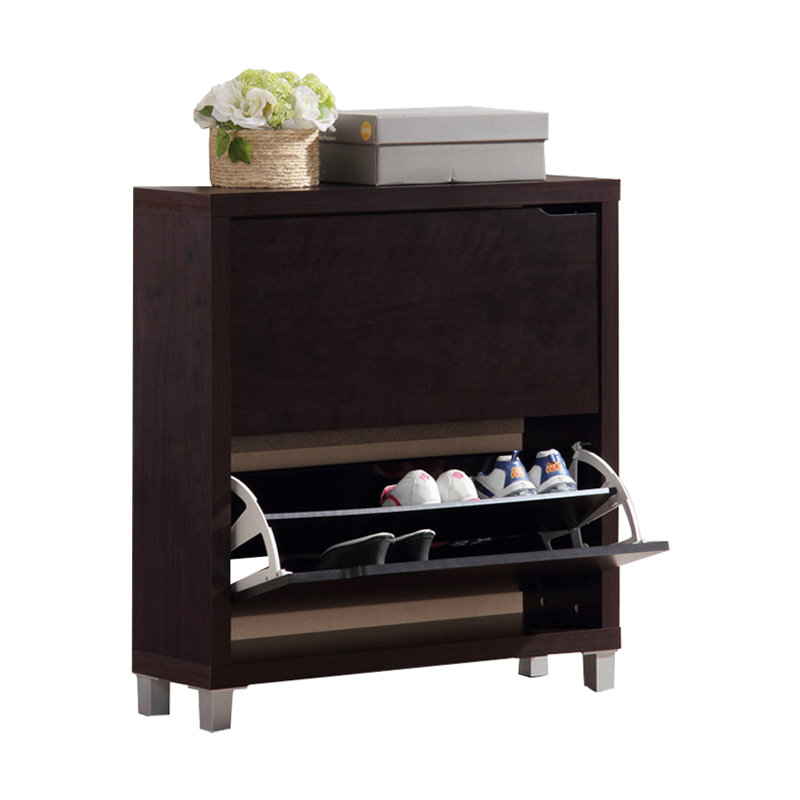 12 Pair Flip Down Shoe Storage