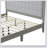 Solid Wood Platform Upholstered Headboard Bed