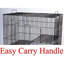 Cage de voyage portative en métal à 3 niveaux avec furet et souris Chinchilla