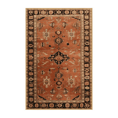 Machine Washable Persian Brown Area Rug