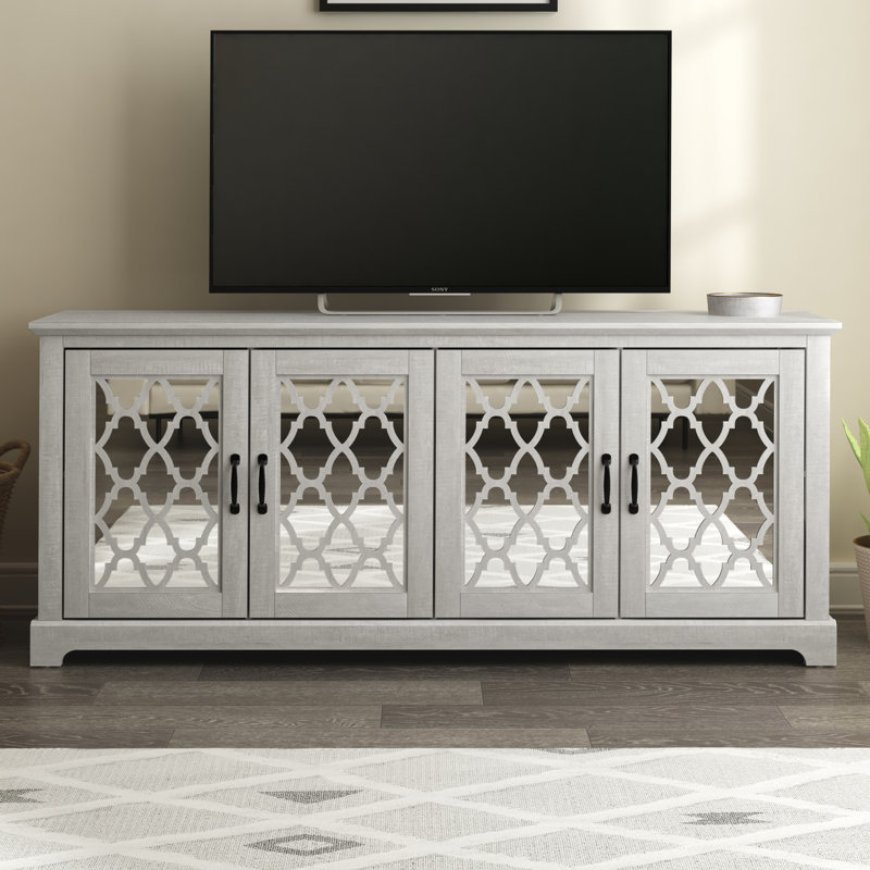 Chessani TV Stand for TVs up to 65", Noir