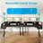 Electric Standing Desk With 4 Under-desk Drawers, Height-adjustable Desk With Built-in Power Outlets,standing Desk With Reversible Structure,home Office Desk With Hidden Desk-mounted Cable Management Tray-1255763392