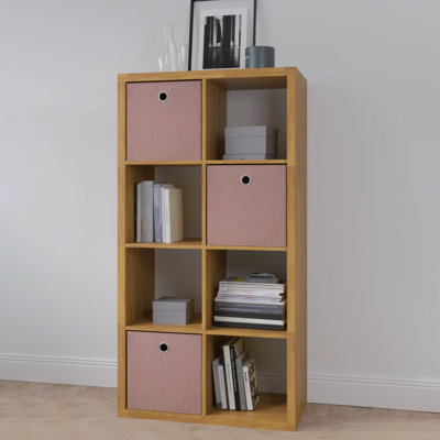 Smart Cube -Cube Organizer Storage With Opened Back Shelves, X Cube Bookcase Book Shleves Home, Office by Ebern Designs