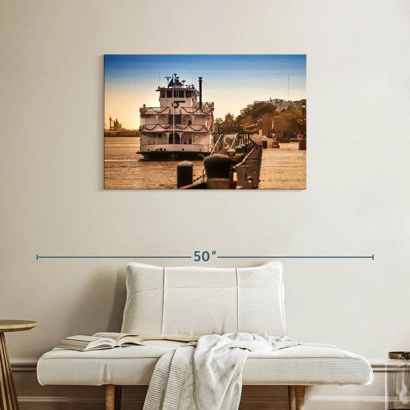 Mehar Savannah River bateau, H 24 po x l 36 po