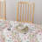 Rectangular Tablecloth, 100% Cotton, 52X104", Cranes & Pink Flowers-698712340