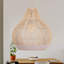 Luminaire suspendu moderne en rotin naturel