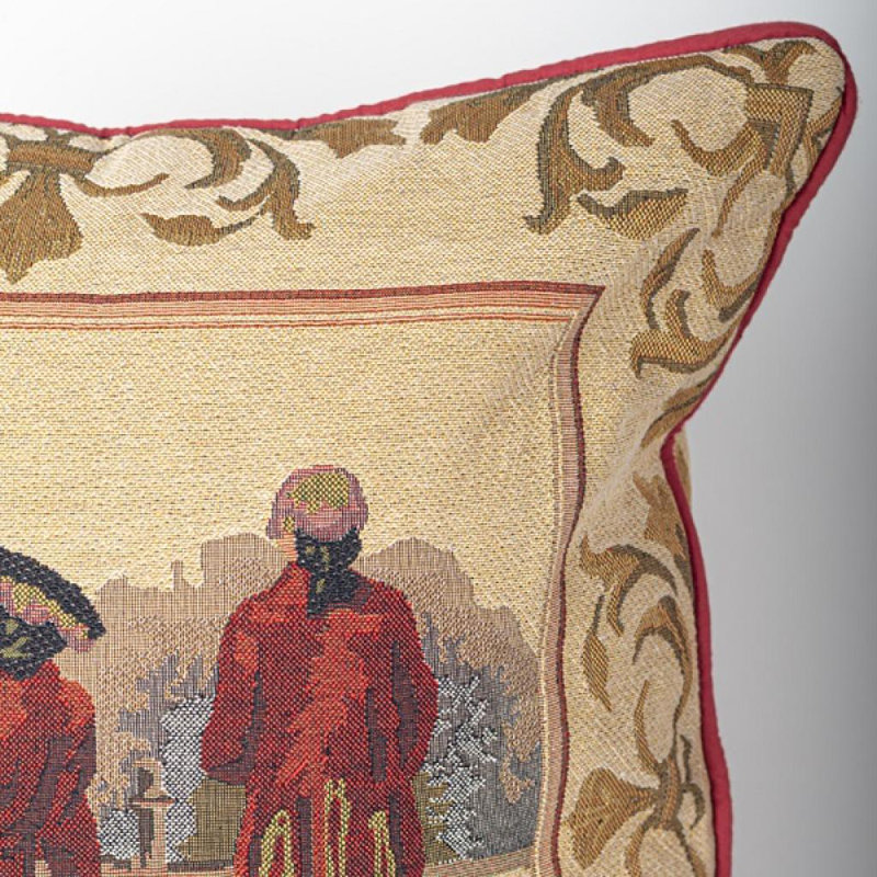 Taie d'oreiller 18 po x 18 po Tapisserie Gentlemen