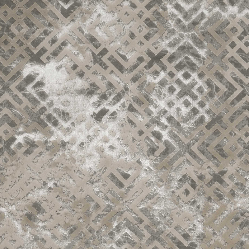 Tapis sable / polyester 6 po x 9 po argenté