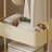 Saddle Leather Coat Rack with Wheels-1813797370