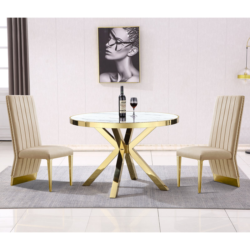 Chaise Bernil, Crème
