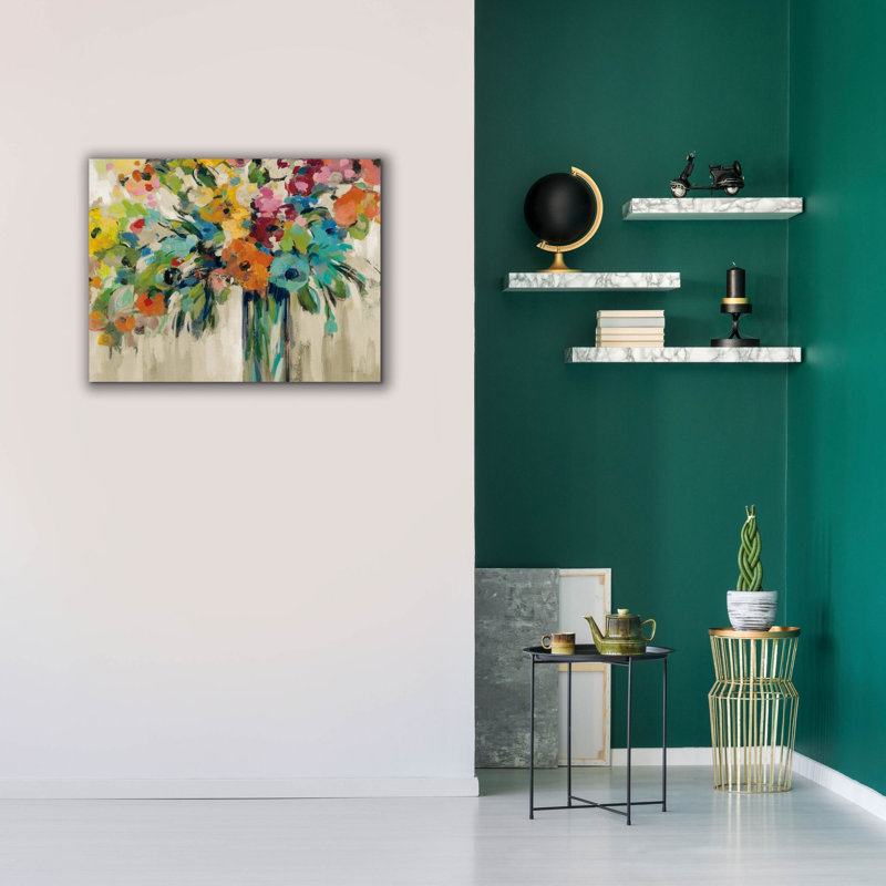  «Cloud Of Flower Solid C» par Silvia Vassileva, art mural sur toile, 34 po x 26 po