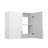Watse Wall Cabinet with Panel Doors, Pantry Cabinet, Wall Hanging Laundry Room Cupboard with 1 Adjustable Shelf for Kitchen, Laundry Room and Bathroom, White