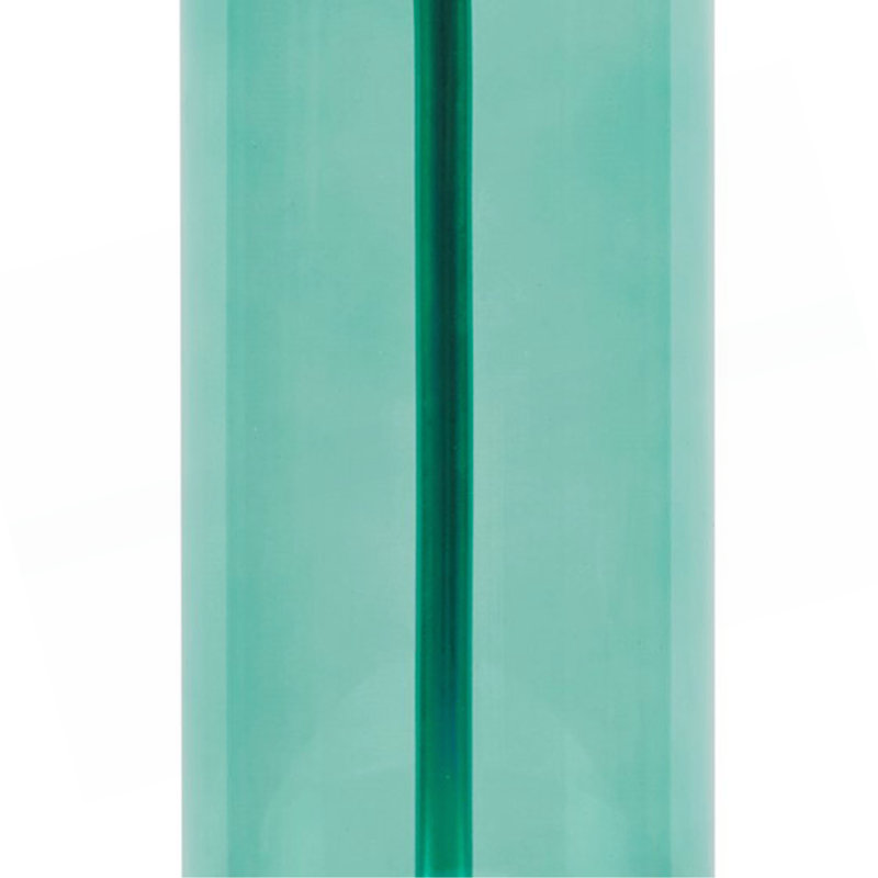 Lampe de table en verre bleu voir ci-dessous