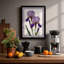 Twin Irises Botanical - Framed Print-1497037652-1497037653