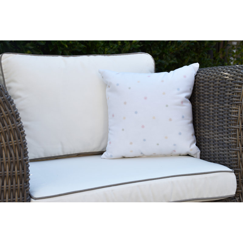 Housse et insert de coussin carré Farmers Market, 20 po x 20 po, Rose pâle
