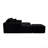 73.4" Corduroy 2-Seater Compression Sofa with Ottoman, No Assembly Required, Foam & Independent Pocket Springs-1444038031