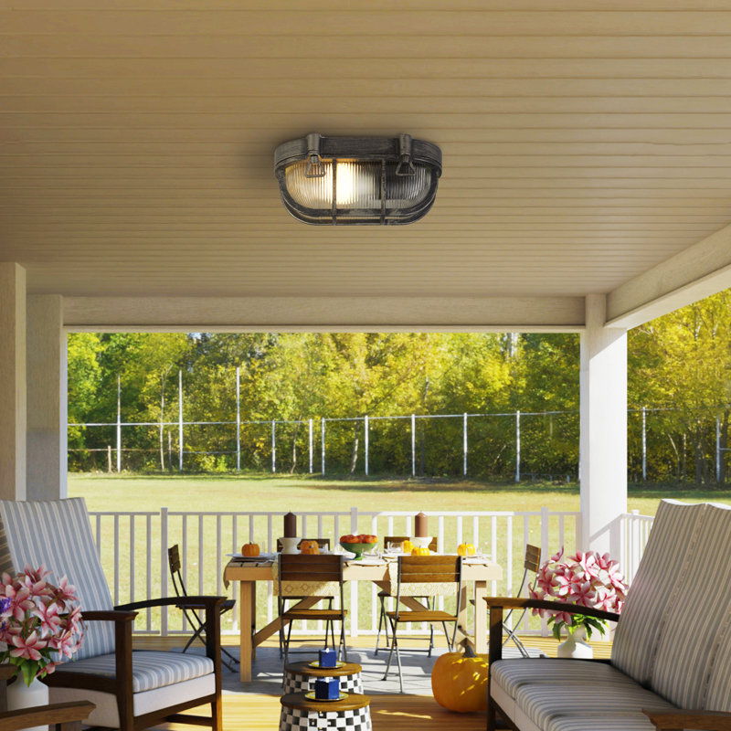 Clinger 25cm H Outdoor Flush Mount