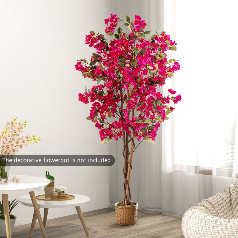 Bougainvillée artificiel 6 pi avec 610 fleurs, 1
