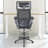 Westernport Ergonomic Drafting Chair with Headrest and Lumbar Support